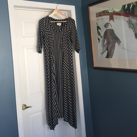 Anthropologie Saturday Sunday striped maxi dress.