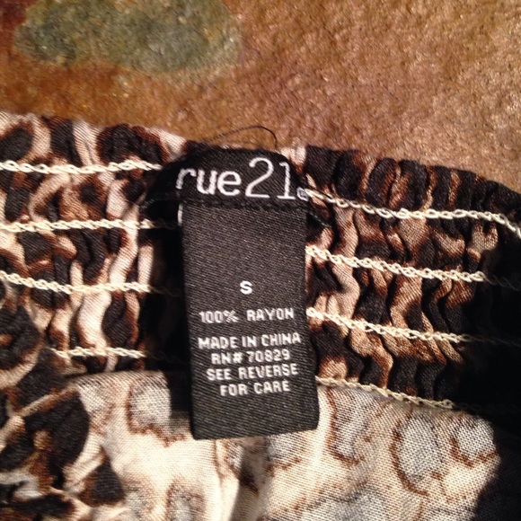 Cheetah romper from rue 21 - Picture 2 of 2