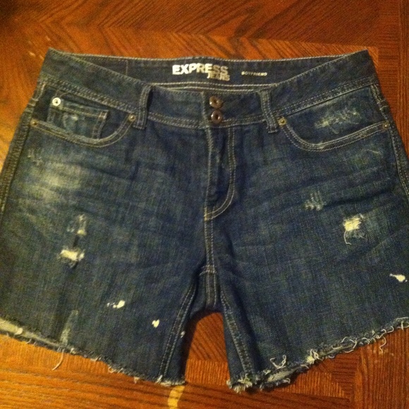 Express distressed denim Shorts REDUCED!