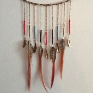 Multi Feathered Necklace