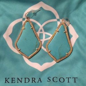 Kendra Scott Turquoise Alex Earrings