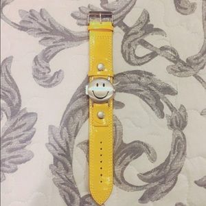 Smiley face watch.
