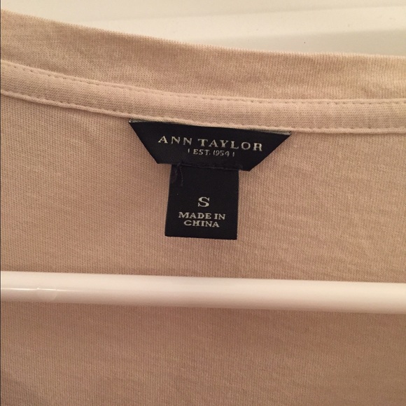 SOLD Ann Taylor sequin striped loose shirt - Picture 3 of 3