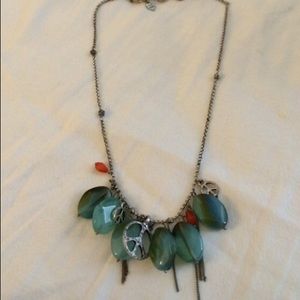 Lucky Brand Blue Gem Necklace