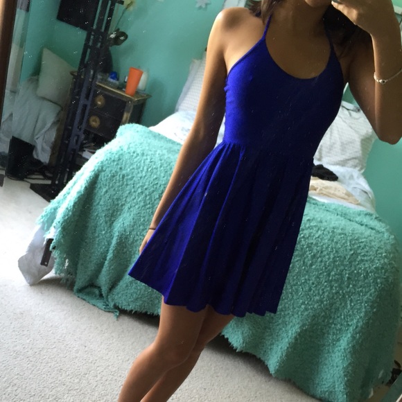 Royal blue ballet dress