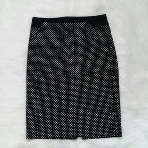 The Limited Polka Dot Pencil Skirt