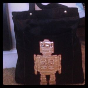 Gold robot tote