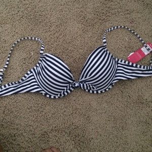 Striped bathing suit