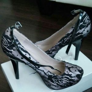 Black lace pumps...PRICE REDUCED!!!