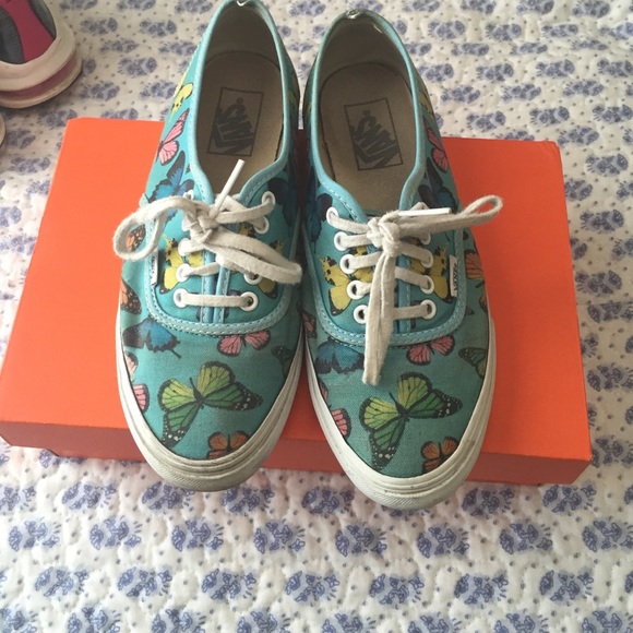 Butterfly Print Vans