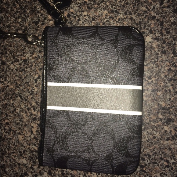 Black coach wristlet! Never been used