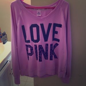 PINK brand purple sweater