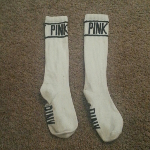 Victoria Secret white tube socks