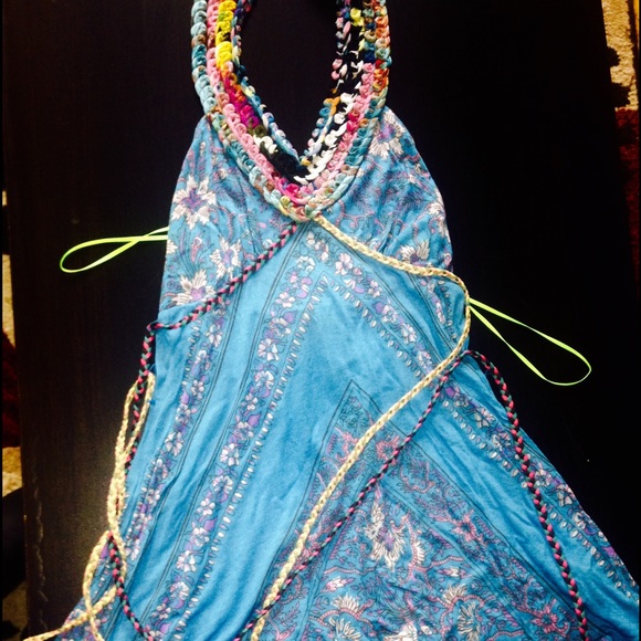 Free People !Super cute knit halter! Hippy chic! - Picture 1 of 4