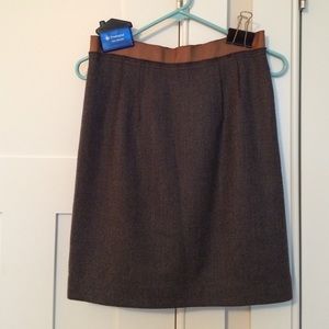 Tweed A-line dress skirt