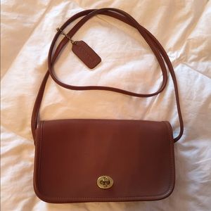 Coach leather cross body
