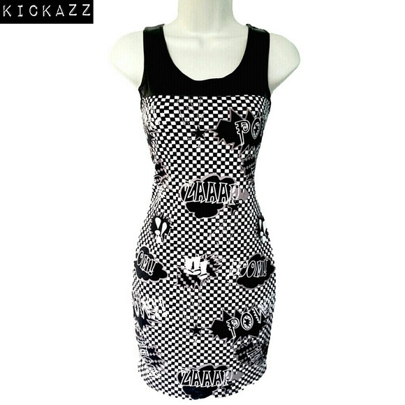 NWOT Comic Action Bodycon