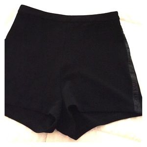 Forever 21 black flat front shorts