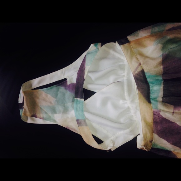 Armani exchange floor length maxi dress. Worn  x2. - Picture 3 of 4