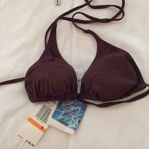 Brown speedo bikini top