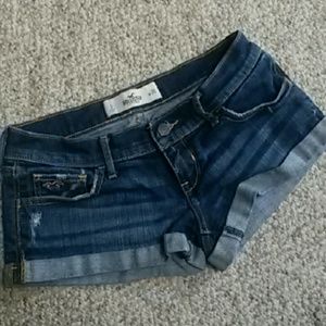 Hollister denim shorts