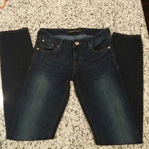 Express Stella Low Rise Skinny Jeans