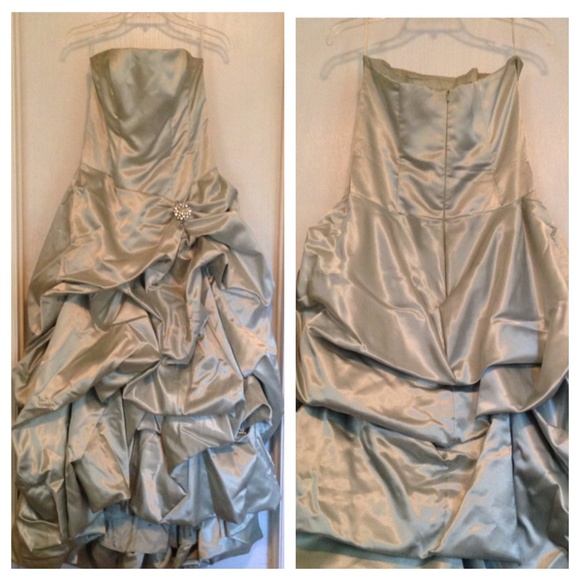 Soft Green Ball Gown