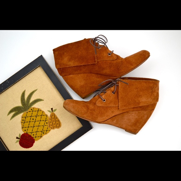 MICHAEL Michael Kors Suede Wedge Bootie