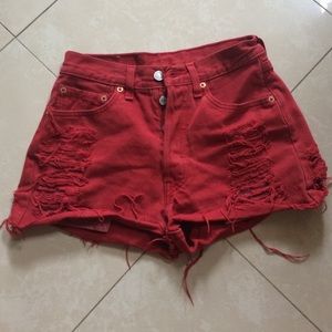 High waisted shorts
