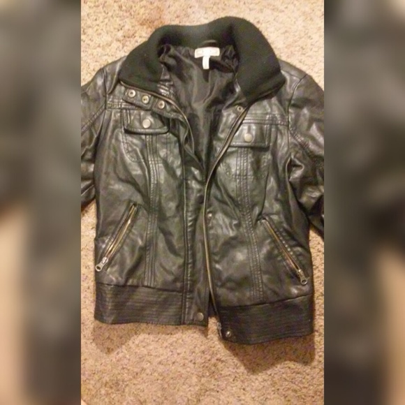 Leather jacket