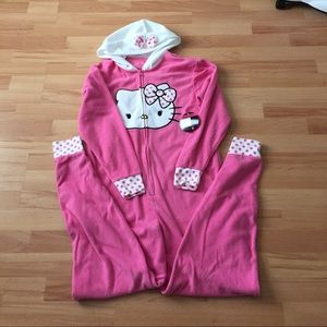 Adult hello kitty footy pajamas