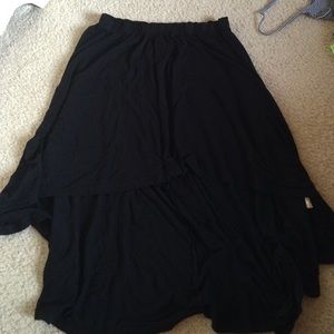 American eagle black long skirt