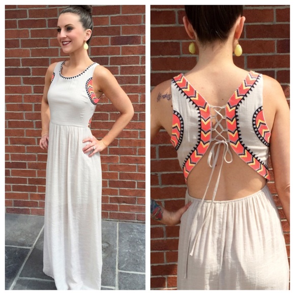 NWT Linen cruise ship Maxi