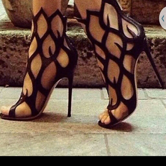 Black heels