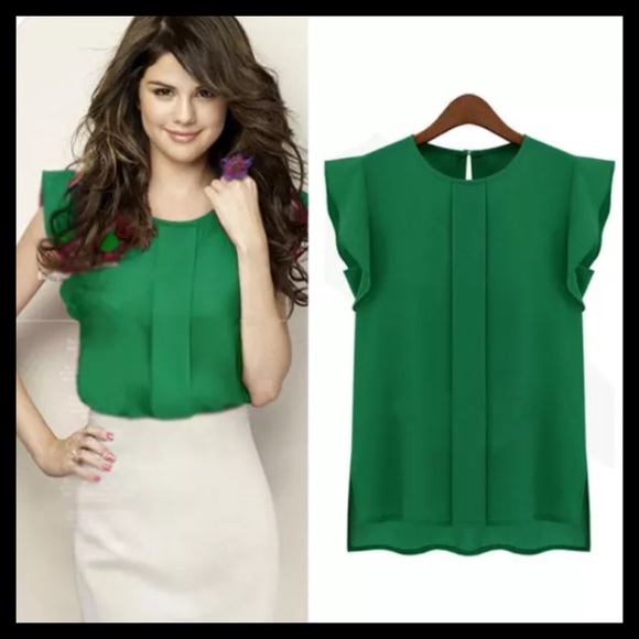 Tops - Green Blouse