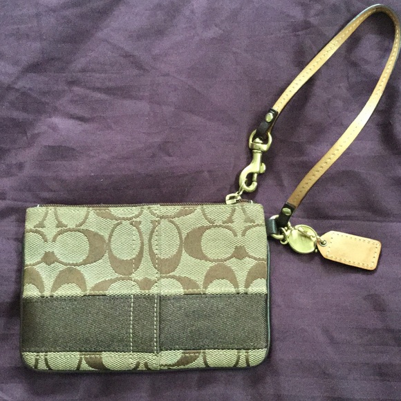 Authentic Coach Wristlet - Picture 2 of 3
