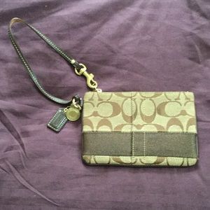Authentic Coach Wristlet