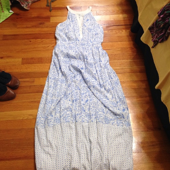 old navy light blue dress