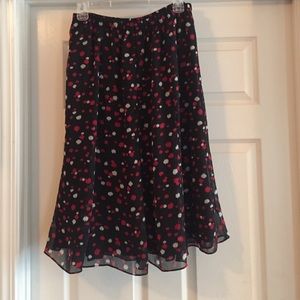 Black and red skirt