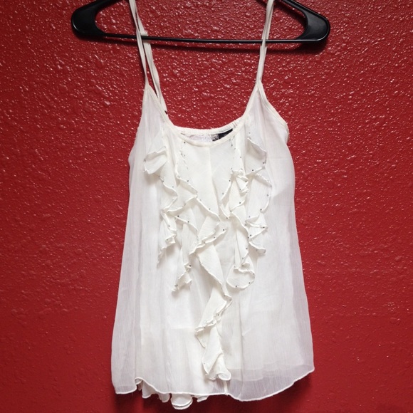 Loose ruffled blouse