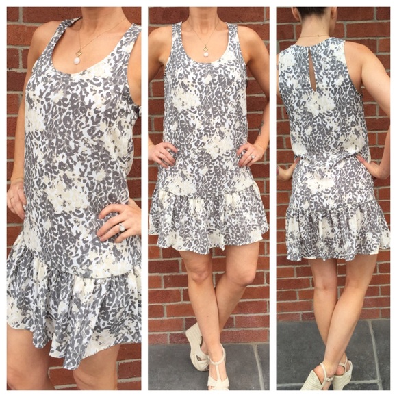 NWT Dex Neutral Animal Print Dress