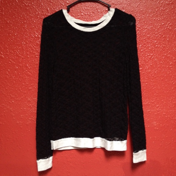 Lace Black Shirt