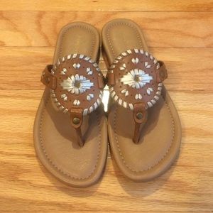 NEW!! Cute Franco Fortini Brown Sandals!