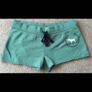 VS Pink fleece shorts (willing to trade)