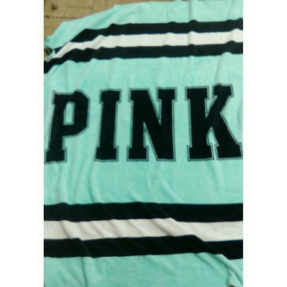 VS PINK MINT THROW BLANKET