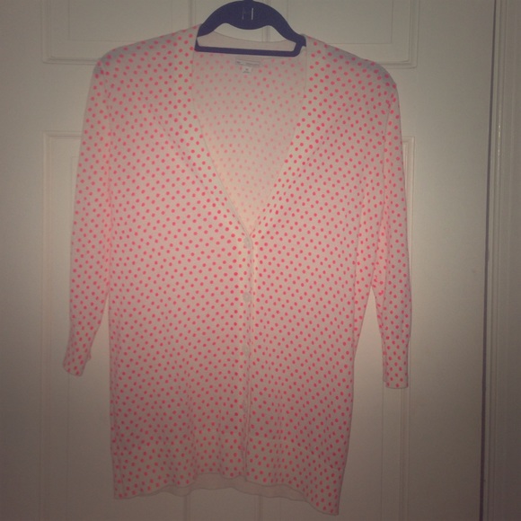 Gap polka dot cardigan