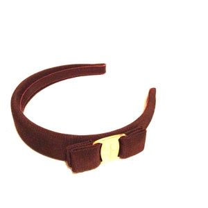 Brown Feragamo headband