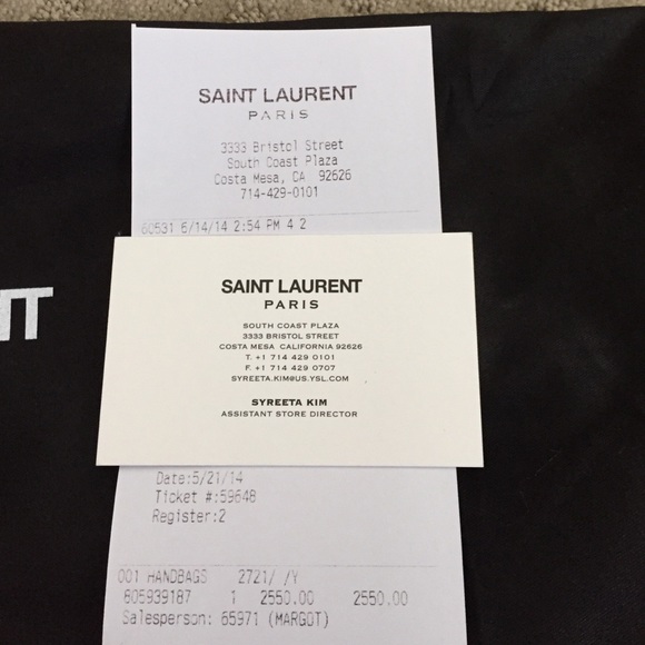 🚫SOLD🚫Yves Saint Laurent Handbag - Picture 3 of 4