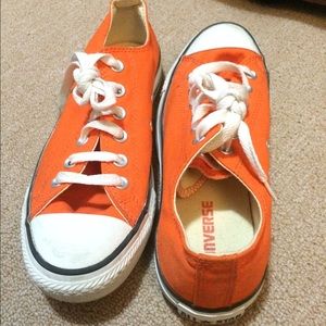 Orange Converse