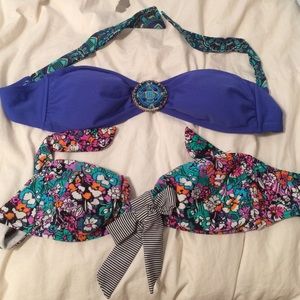 Xhilaration strapless bathing suit tops frm target